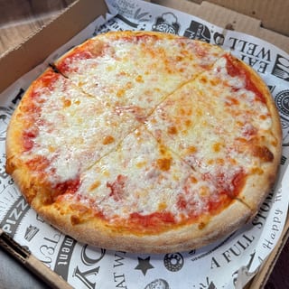 1 Personal cheese pizza with one topping