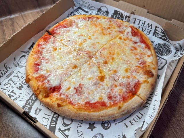 1 Personal Cheese Pizza with One Topping.