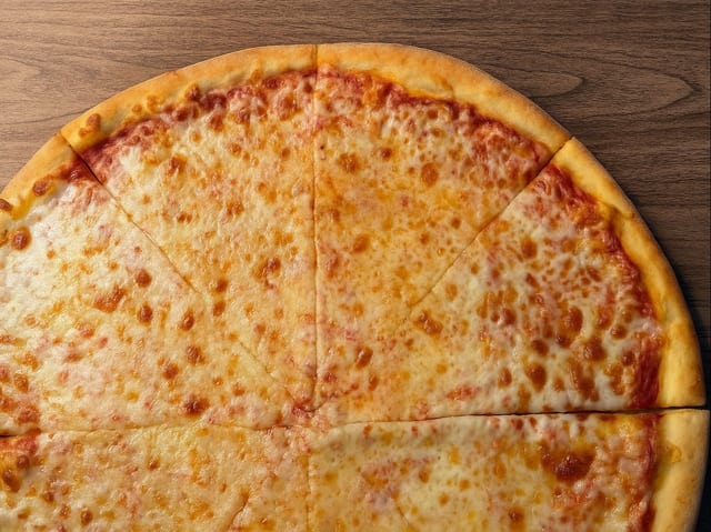 Cheese Pizza Extra Large 18''.