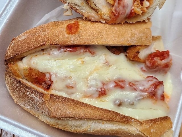 Chicken Parm Sub.