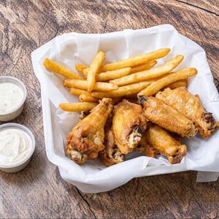 6 Wings + French Fries (mealbox)