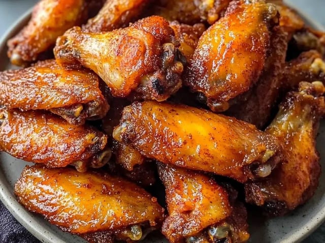 6 Chicken Wings.